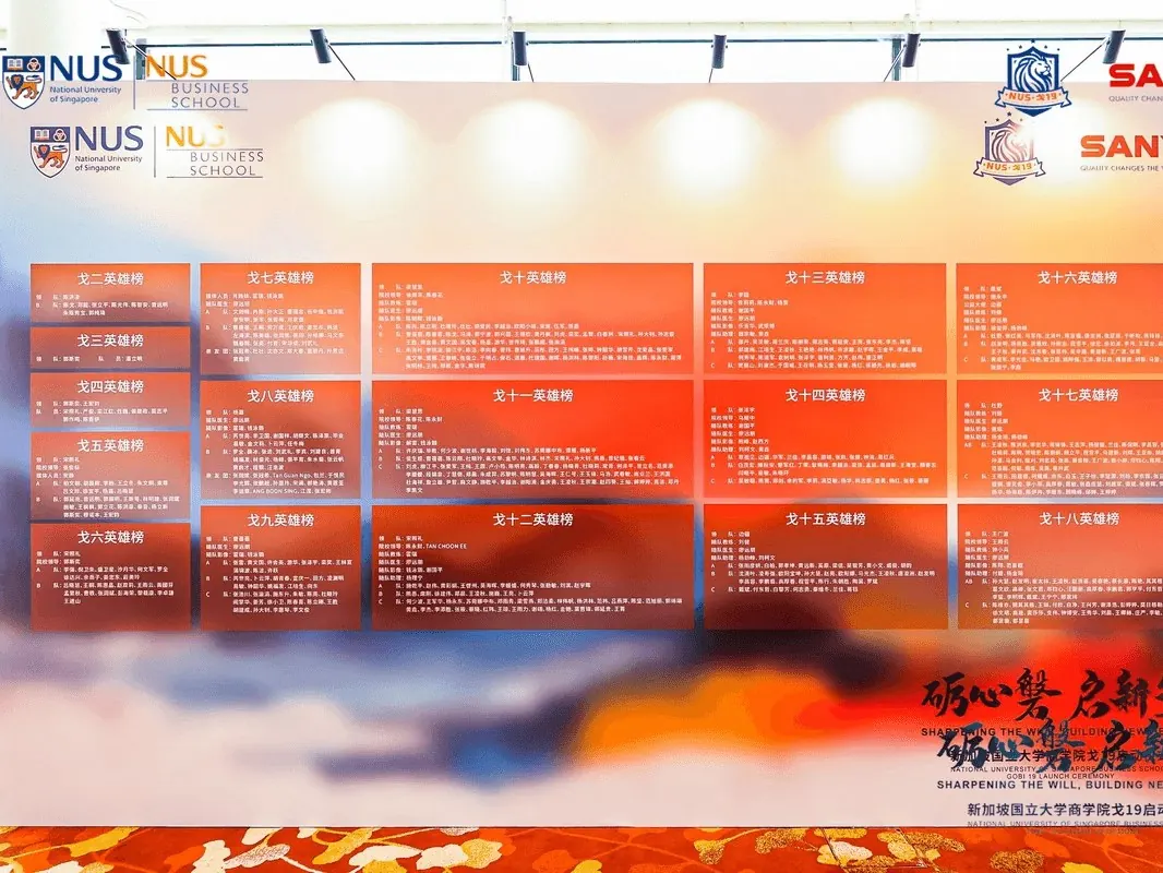 NUS Business School GOBI 19 Launch Ceremony - 新加坡国立大学戈19启动仪式 4