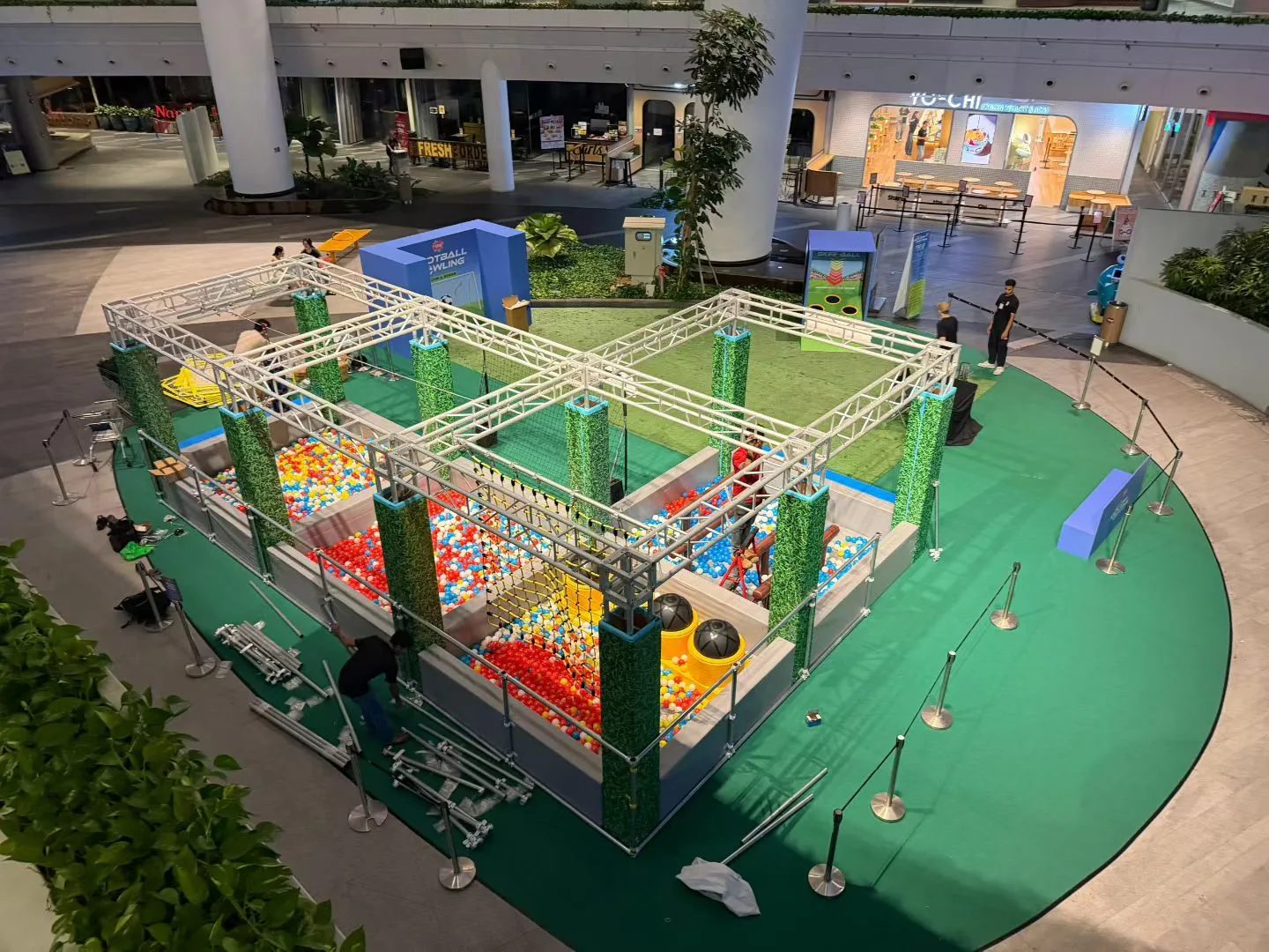 Kick Off Challenge final atrium layout