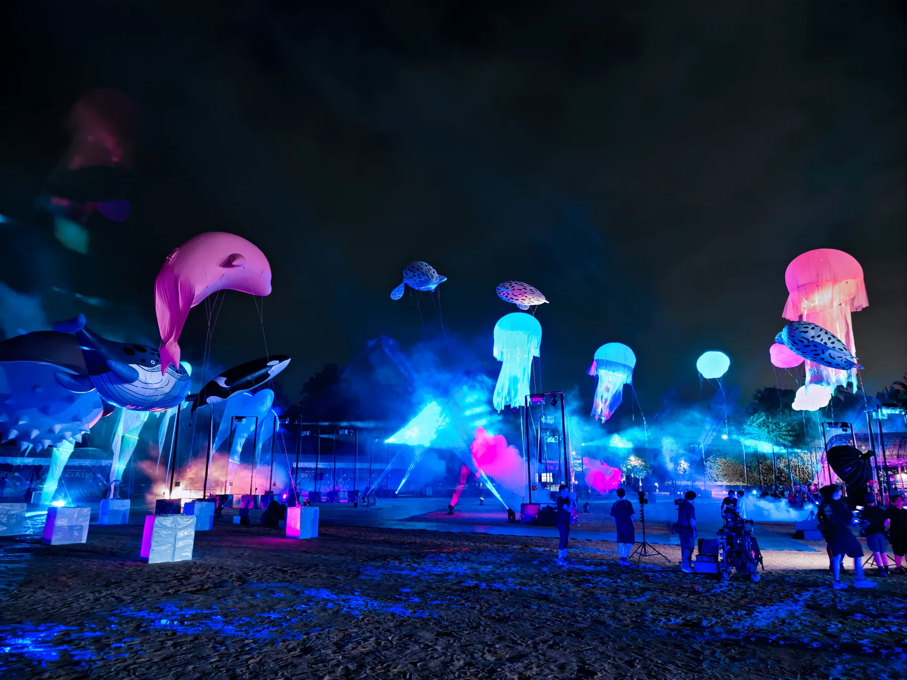 A BIG BIG WORLD Sentosa floating inflatable performance by ACT Creative