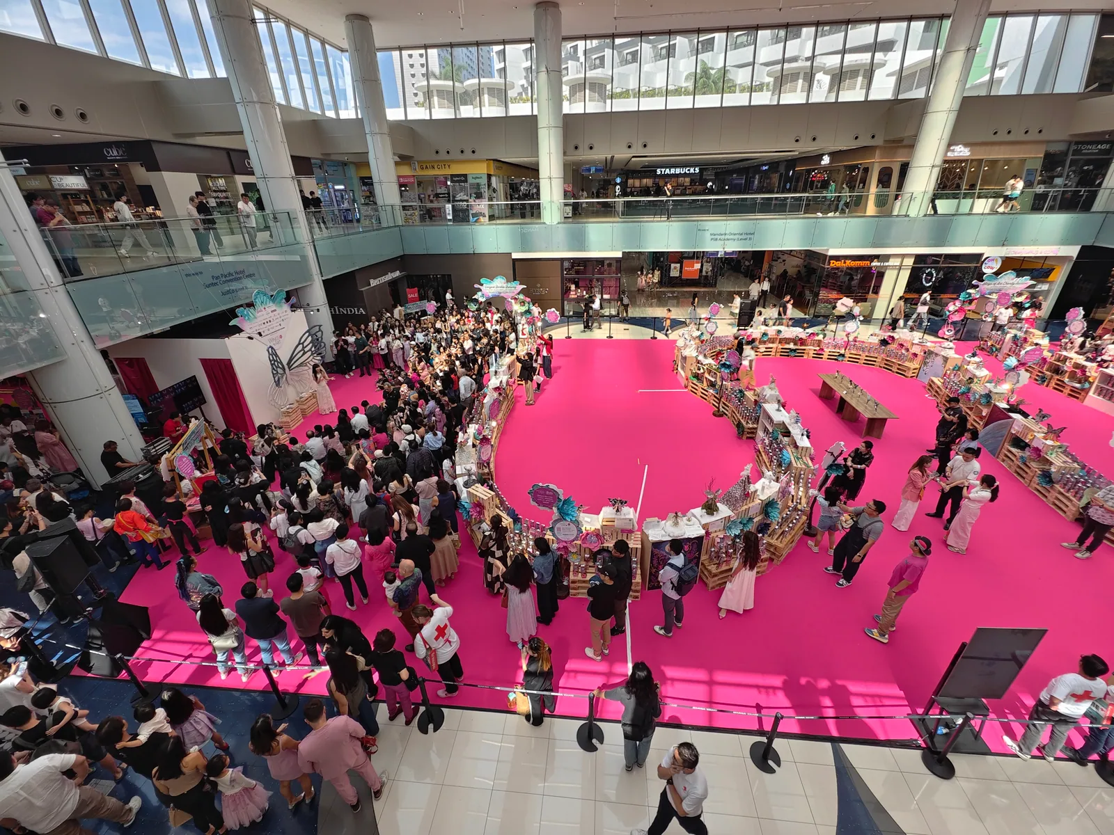 Wings of Art Barbie runway exhibition in Singapore