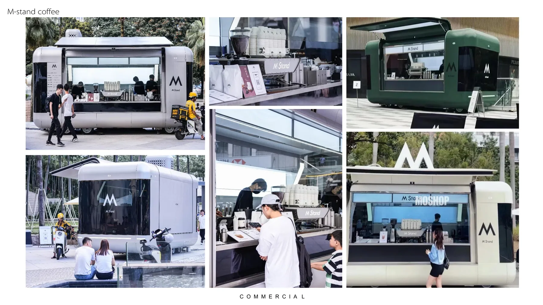 China manufacturing partner reference showing premium coffee truck formats