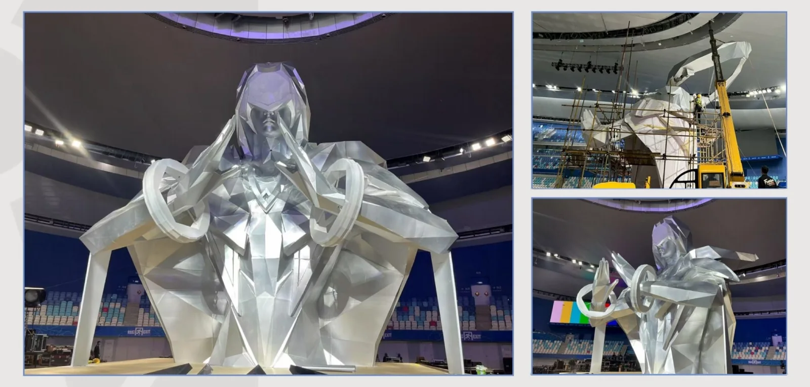 Nuwa Sculpture "Mission" sculpture fabrication reference