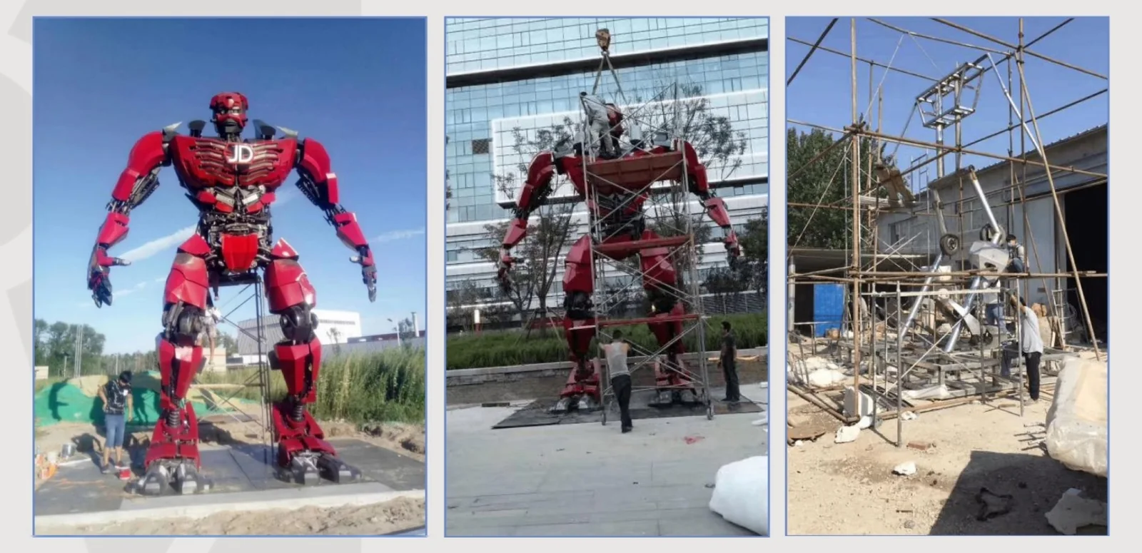 Transformers Display Project sculpture fabrication reference
