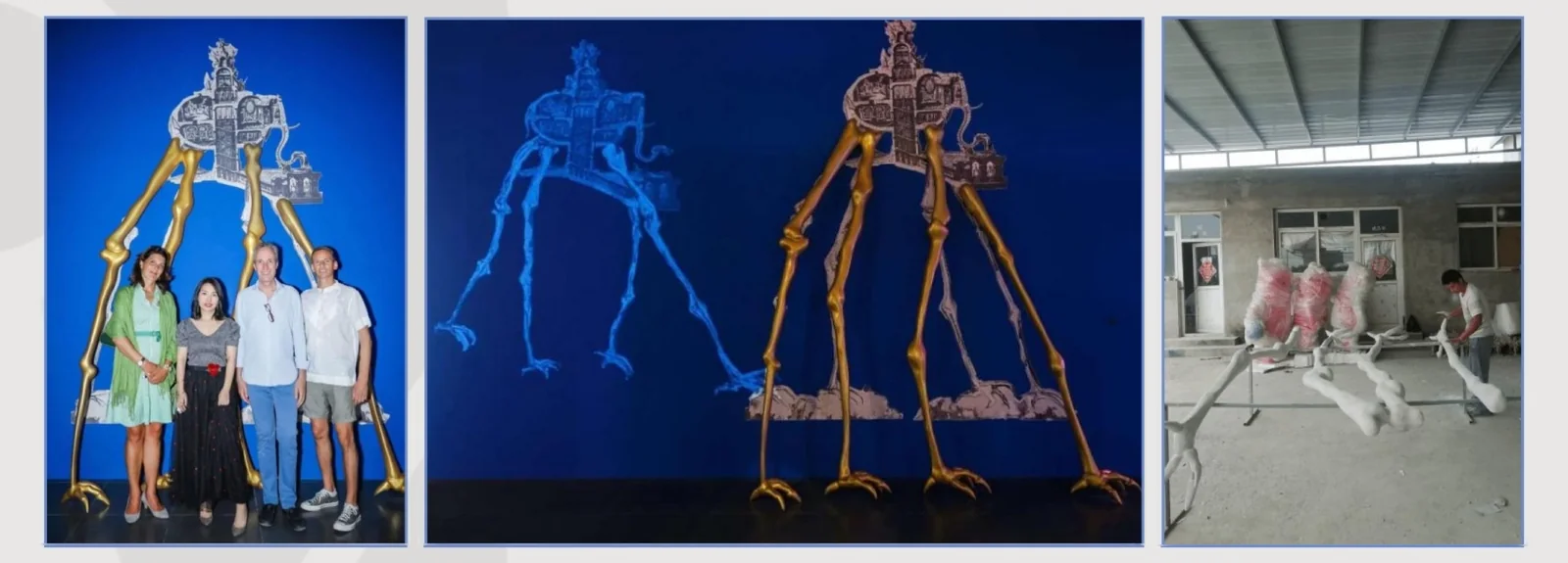 Memory of Surrealism Exhibition sculpture fabrication reference