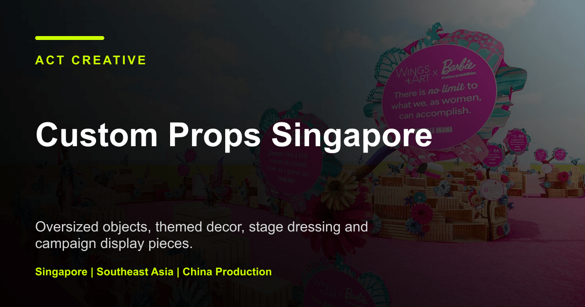 Custom props production visual