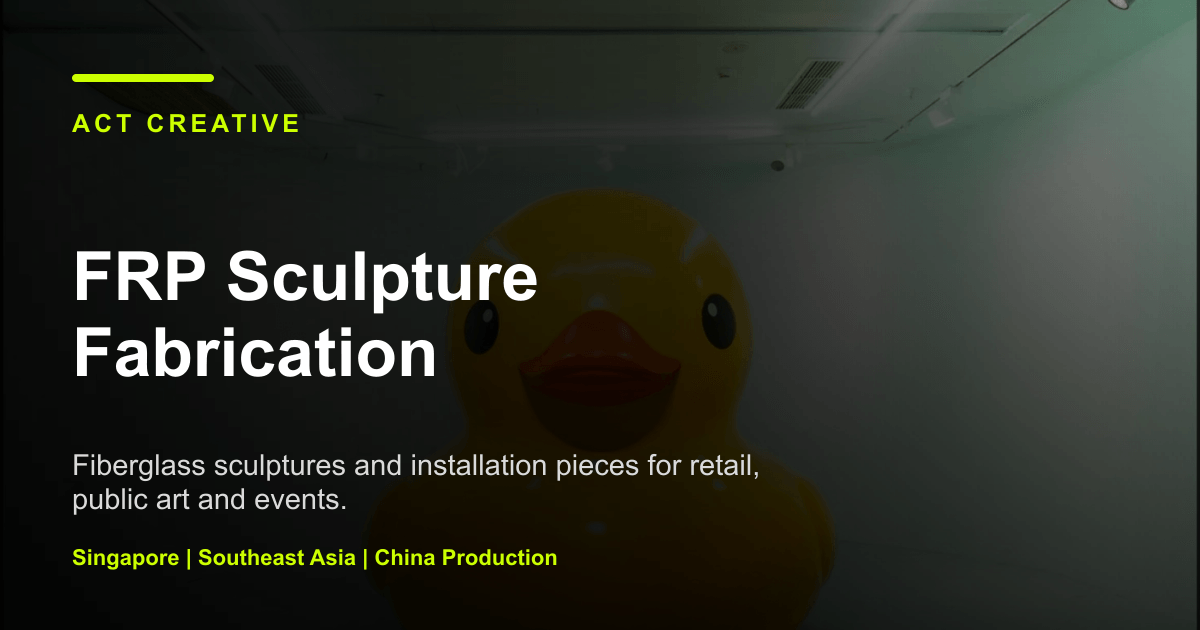 FRP sculpture fabrication visual