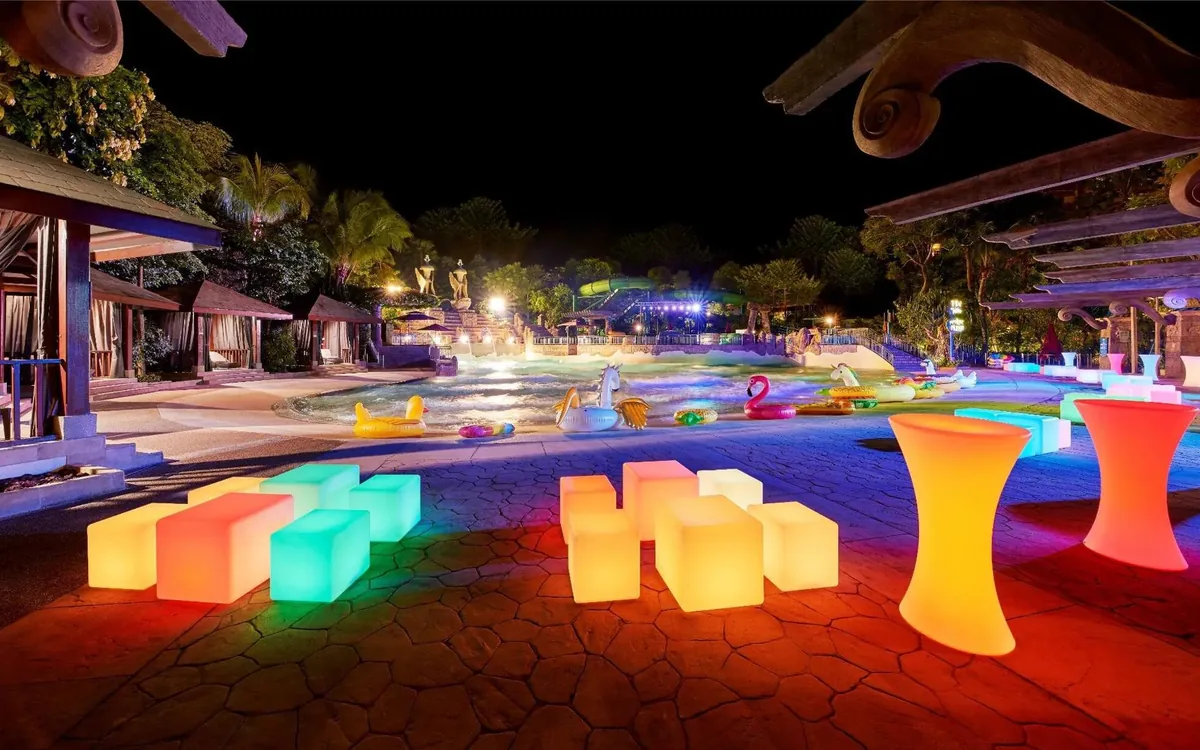Adventure Cove Waterpark in Sentosa, Singapore