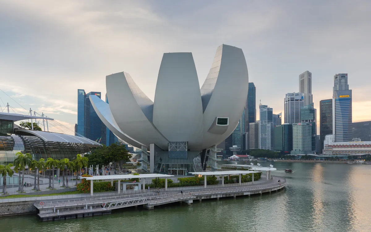 ArtScience Museum in Marina Bay, Singapore