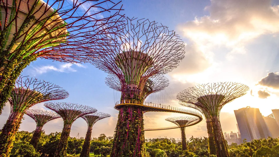 Gardens by the Bay in Marina Bay, Singapore