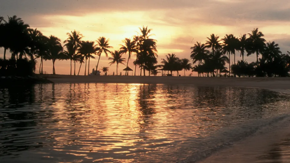 Tanjong Beach in Sentosa, Singapore