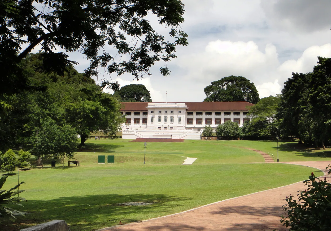 Outdoor lawn venue reference in Singapore